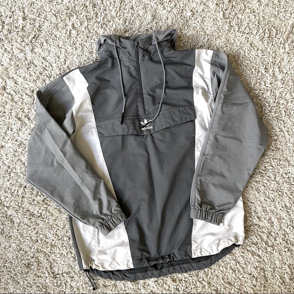 adidas Other - Adidas Grey Sports Jacket | Pullover Windbreaker
